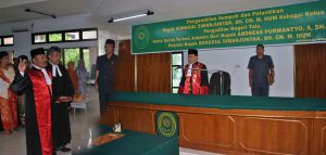 Pengambilan Sumpah dan Pelantikan Ketua Pengadilan Negeri Tais
